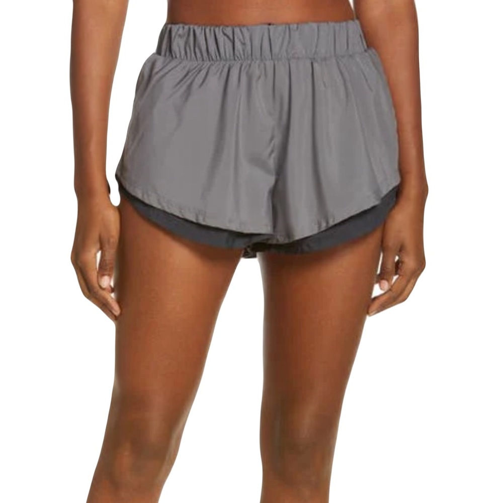 FP Movement by Free People Gray Athletic Shorts